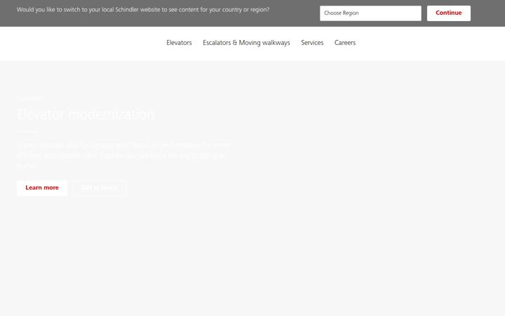 Képernyőkép: schindler.com