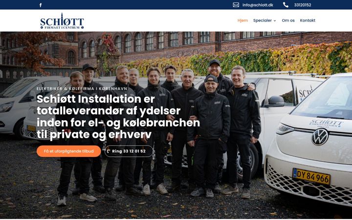 Screenshot of schiott.dk