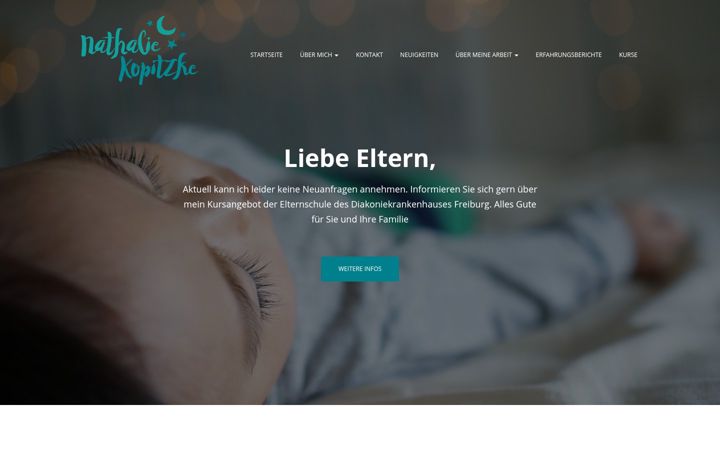 Screenshot ta' schlafcoaching-freiburg.de
