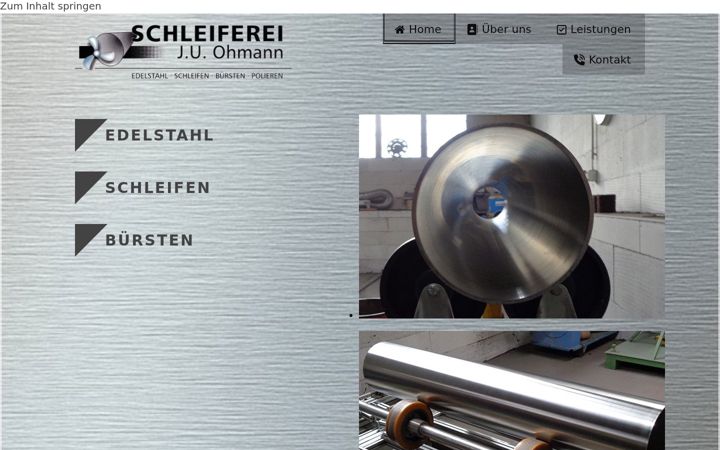 Screenshot stránky schleiferei-ohmann.de