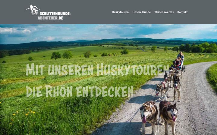 Screenshot of schlittenhunde-abenteuer.de