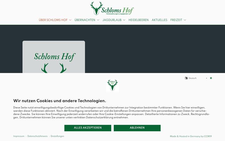 Screenshot of schloms-hof.de