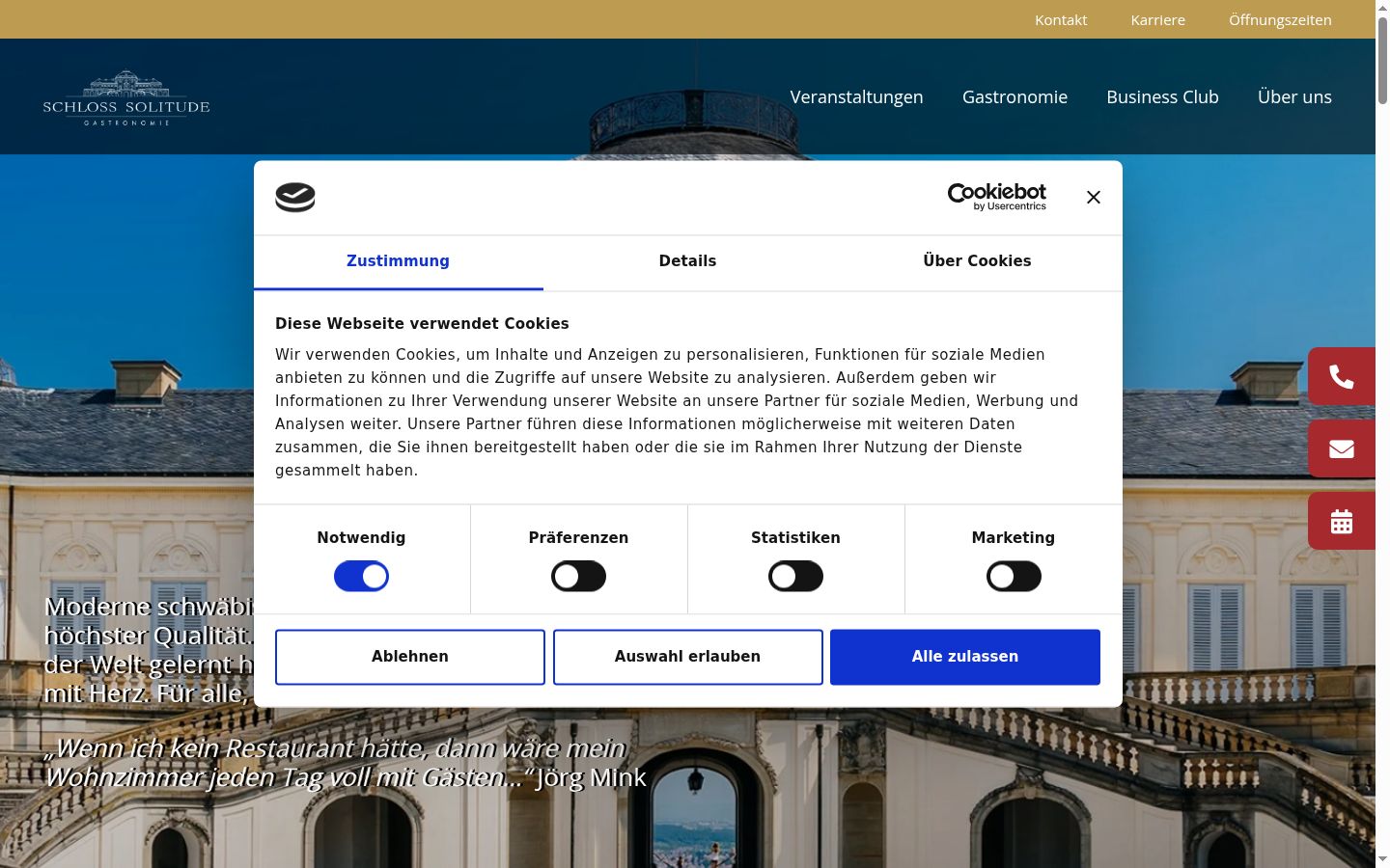 Snímek obrazovky baneru souhlasu zobrazeného před jakoukoli interakcí