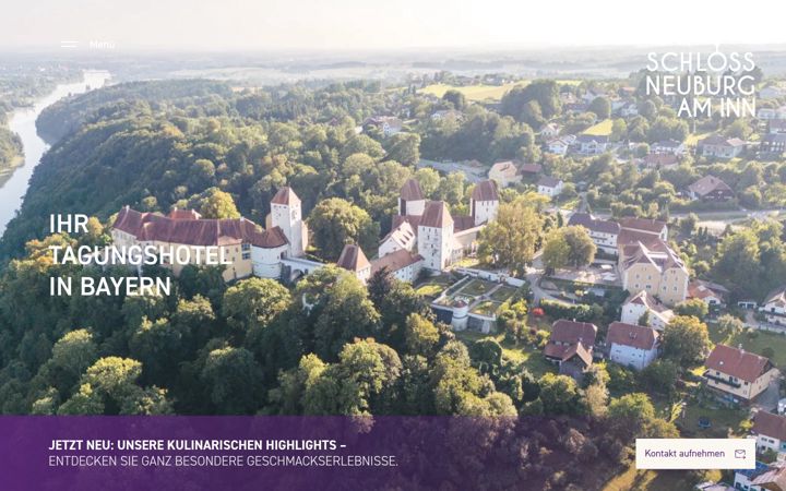Screenshot of schlossneuburg-inn.de