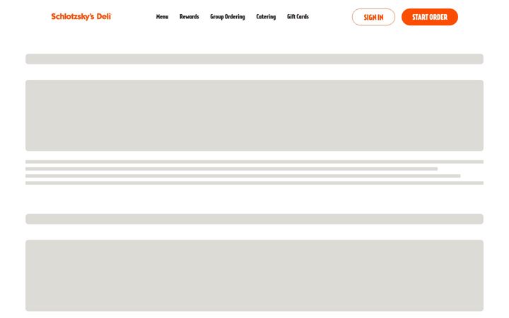 Screenshot of schlotzskys.com