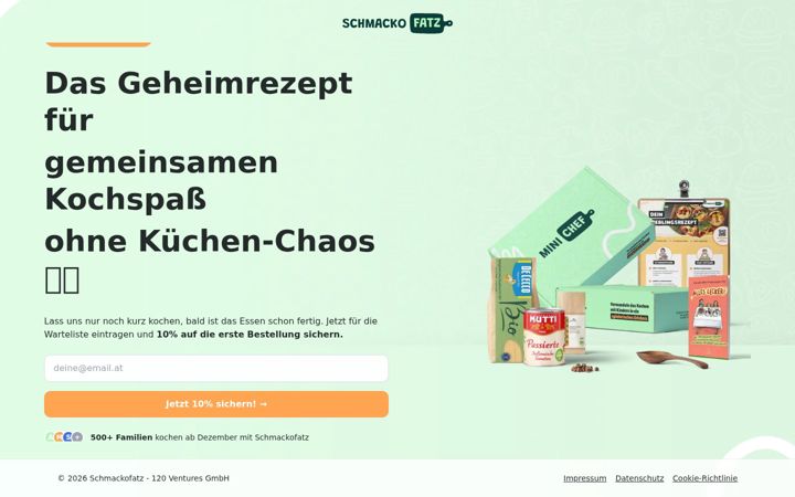 Snimka zaslona za schmackofatz.at