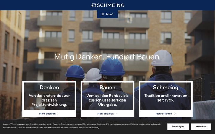 Screenshot di schmeing-baugruppe.de