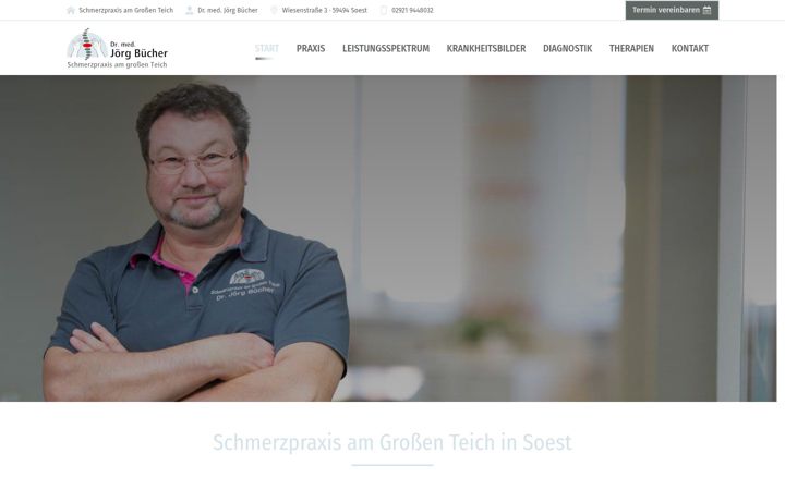 Skjermbilde av schmerzpraxis-soest.de