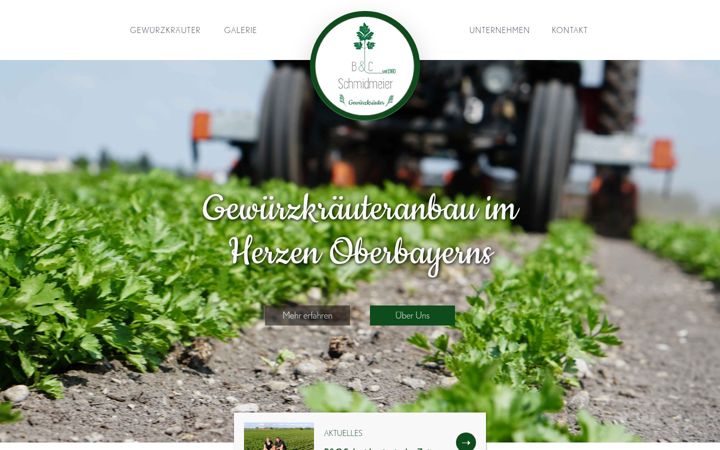 Screenshot of schmidmeier-gewuerzkraeuter.de