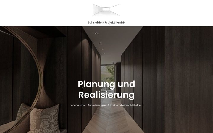 Screenshot ta' schneider-projekt.ch