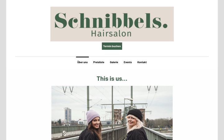 Screenshot of schnibbels.de