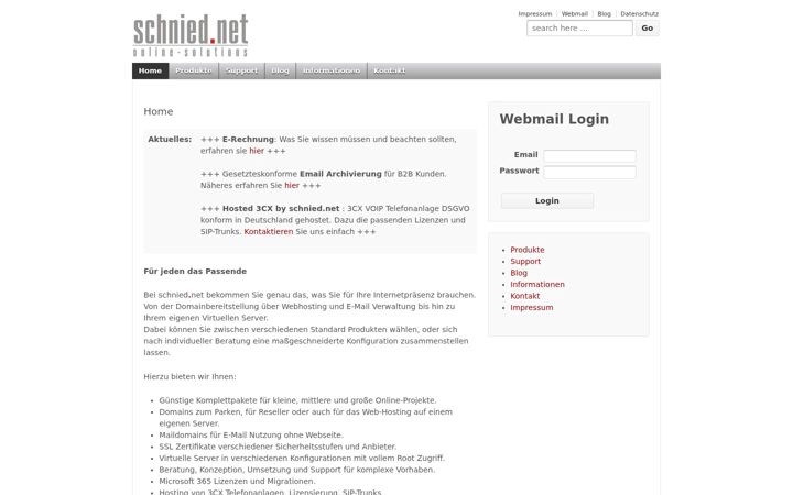 Screenshot of schnied.net