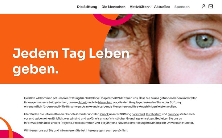 Screenshot of schoberstiftung.de