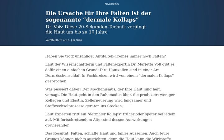 Ekrano kopija schoenheitsratgeber.com