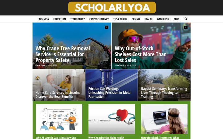 Screenshot of scholarlyoa.com