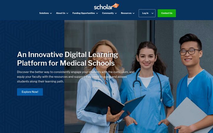 Screenshot of scholarrx.com
