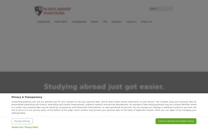 Screenshot of scholarship-positions.com