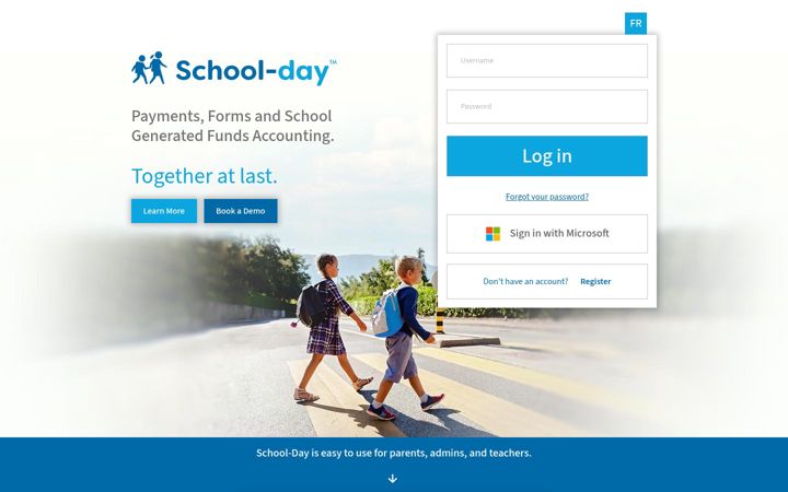Screenshot of school-day.com