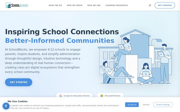 Screenshot of schoolblocks.com