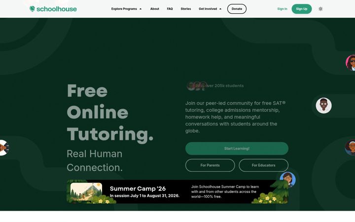 Screenshot of schoolhouse.world