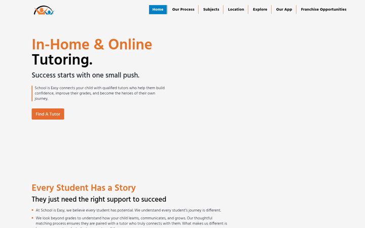 Screenshot of schooliseasy.com