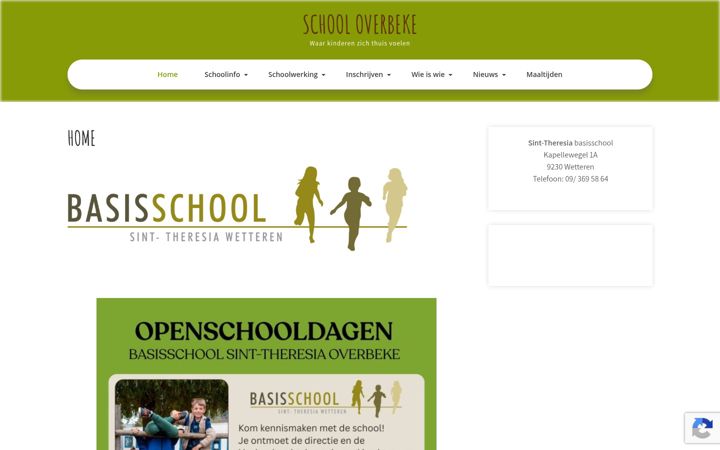 Screenshot of schooloverbeke.be