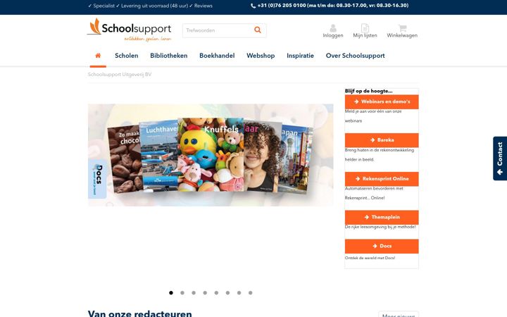 Screenshot of schoolsupport.nl