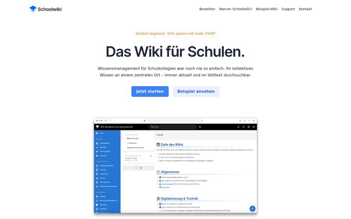 Ekrano kopija schoolwiki.de