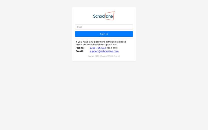 Screenshot of schoolzineplus.com