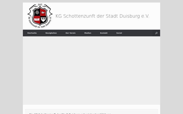 Skærmbillede af schottenzunft-duisburg.de