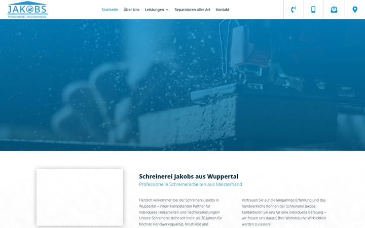 Skjermbilde av schreinerei-jakobs.de