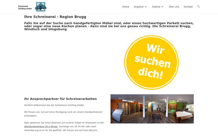 Captura de pantalla de schreinerei-schilling.ch