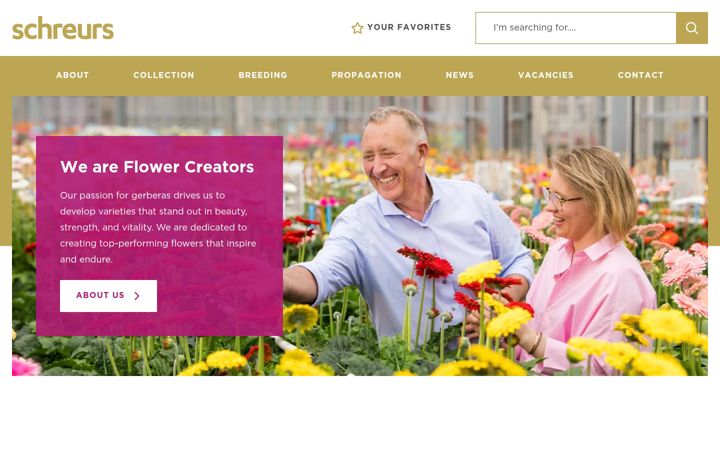 Screenshot ta' schreursgerbera.com