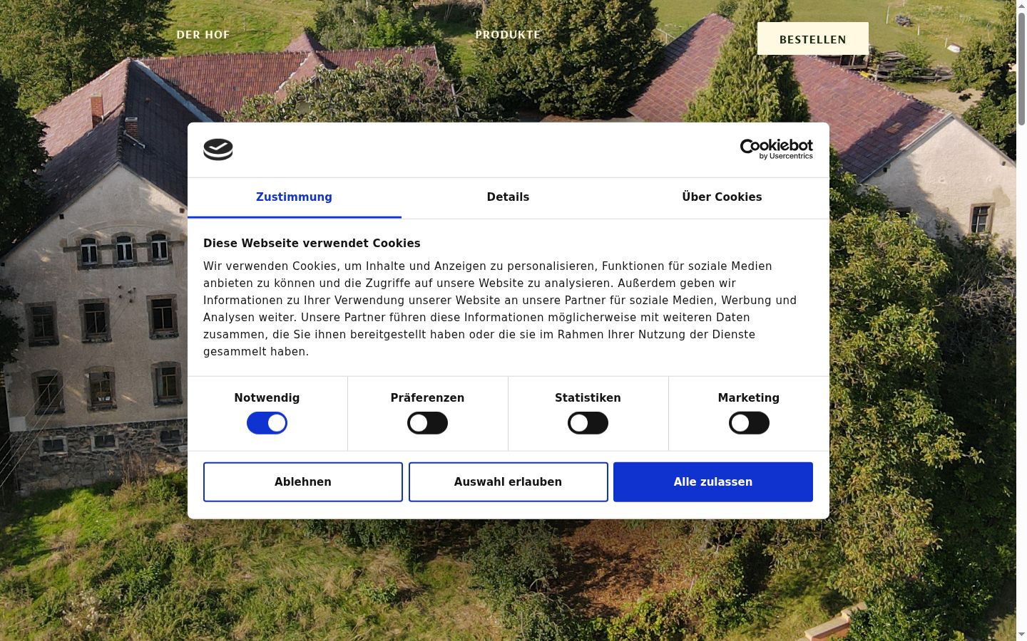 Sutikimo reklamjuostės, rodytos prieš bet kokią sąveiką, ekrano kopija