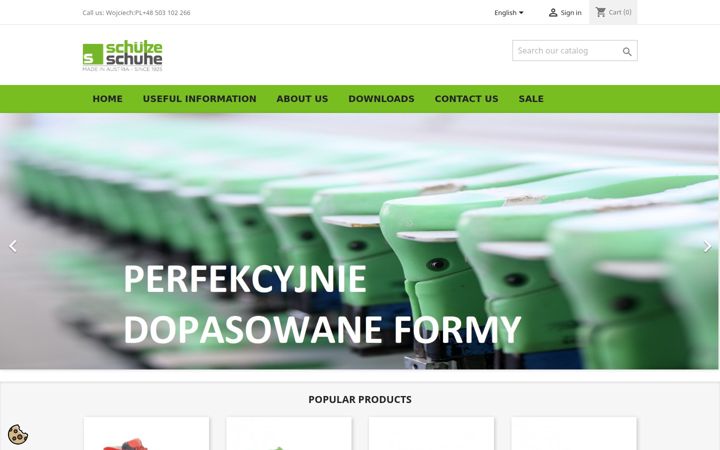 Screenshot of schuetze-polska.pl