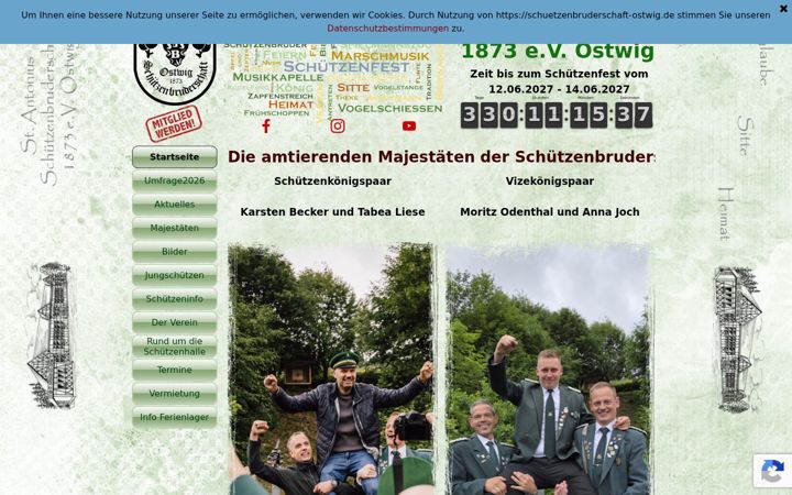 Screenshot του schuetzenbruderschaft-ostwig.de