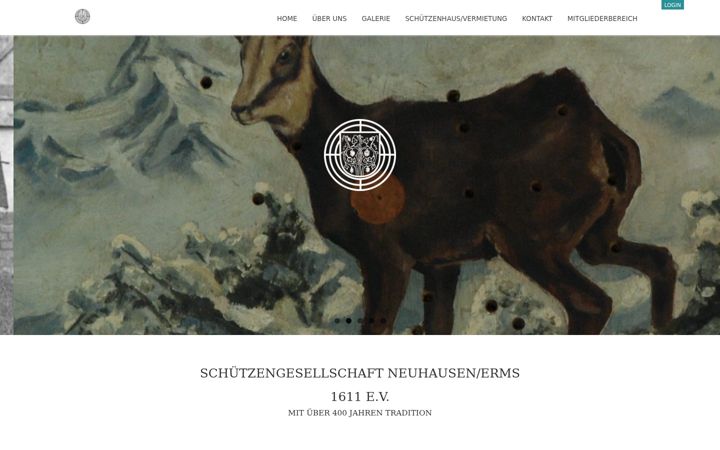 Screenshot of schuetzengesellschaft-neuhausen.de