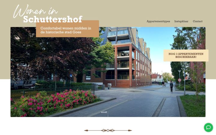 Ekraanipilt saidist schuttershofgoes.nl
