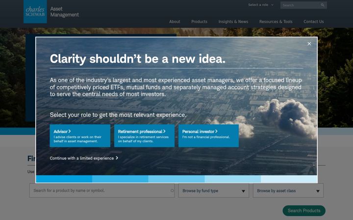 Screenshot του schwabassetmanagement.com