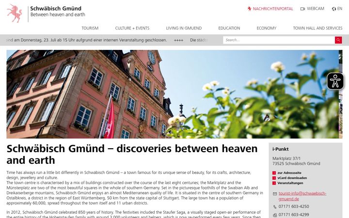 Screenshot of schwaebisch-gmuend.de