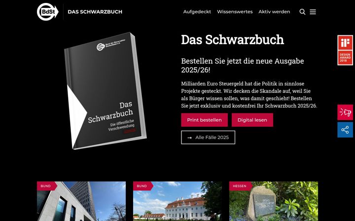 Ekrano kopija schwarzbuch.de