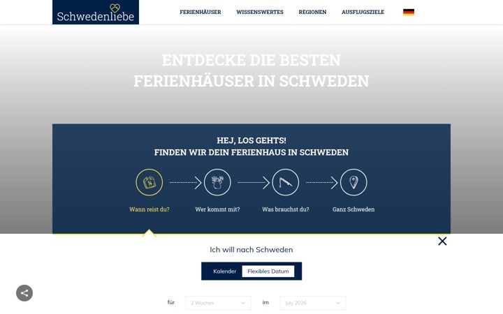 Snímek obrazovky schwedenliebe.com