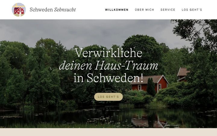 Screenshot of schwedensehnsucht.de