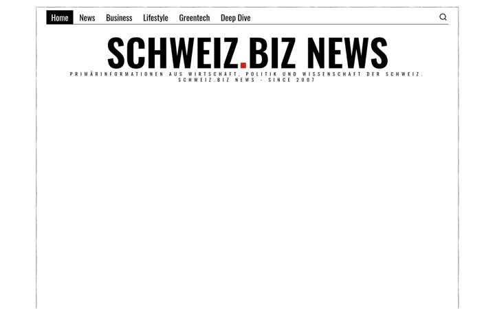 Screenshot stránky schweiz.biz