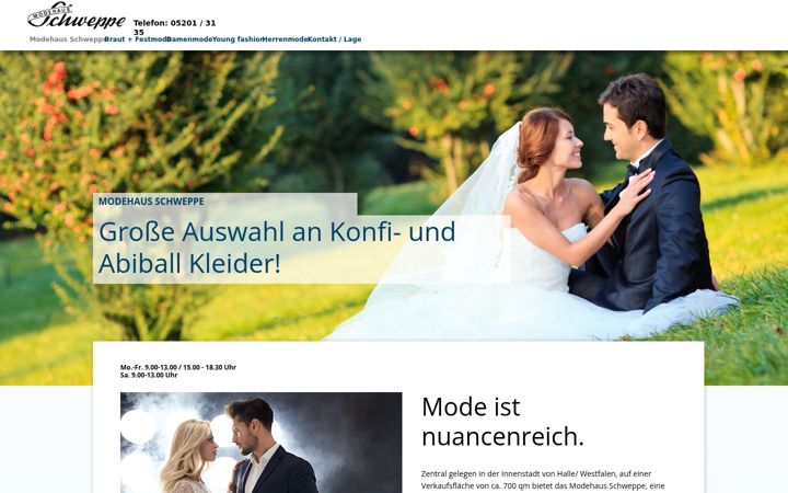 Ekrānuzņēmums no schweppe-mode.de