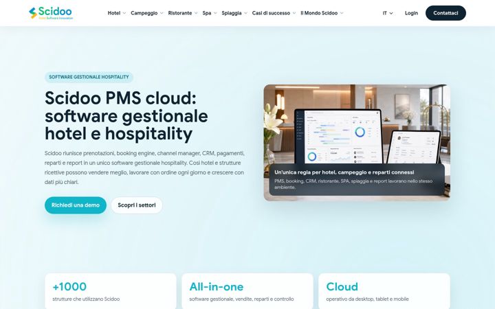 Screenshot of scidoo.com
