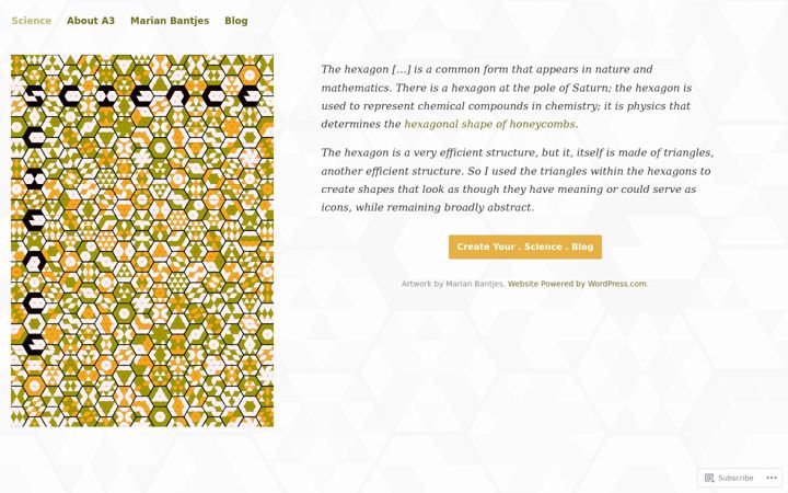 Screenshot of science.blog
