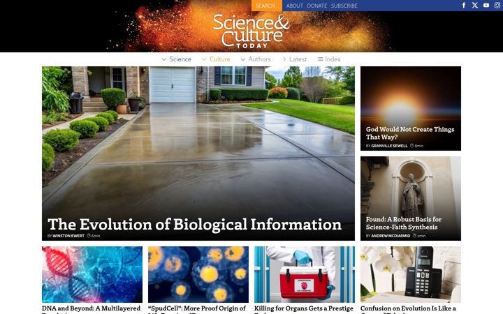 Screenshot of scienceandculture.com