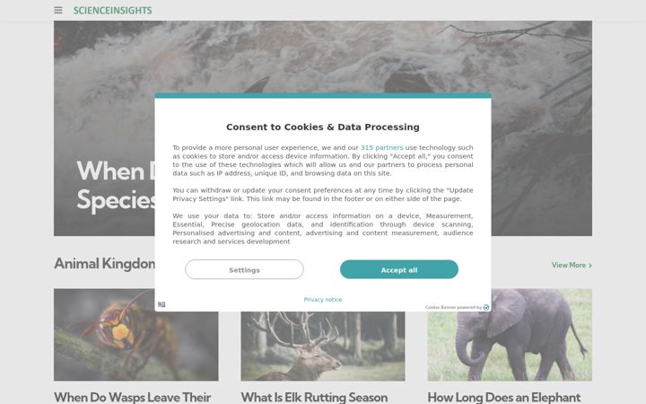 Screenshot of scienceinsights.org