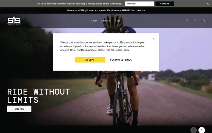 Screenshot of scienceinsport.com